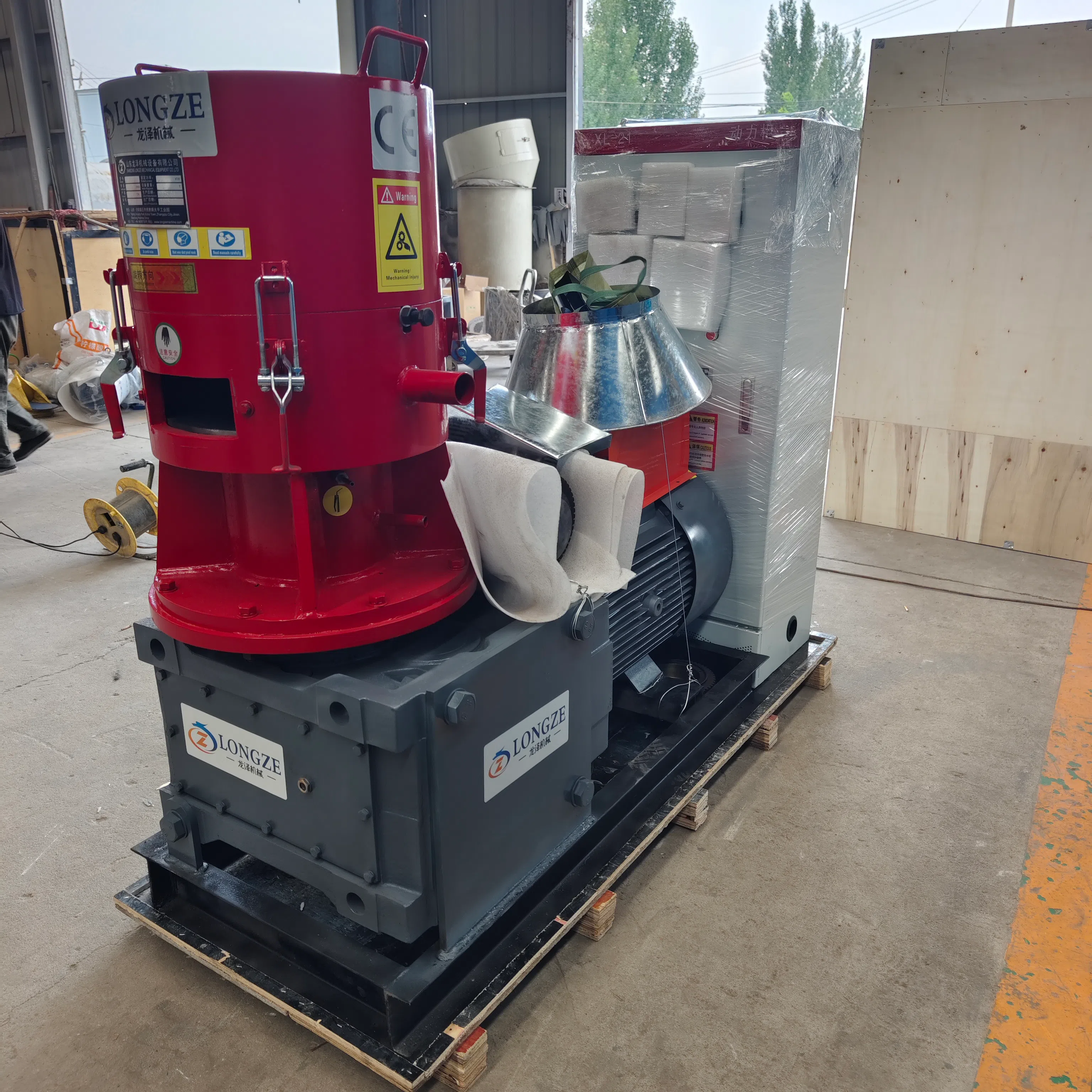 Wood Shaving Flat Die Pellet Machine