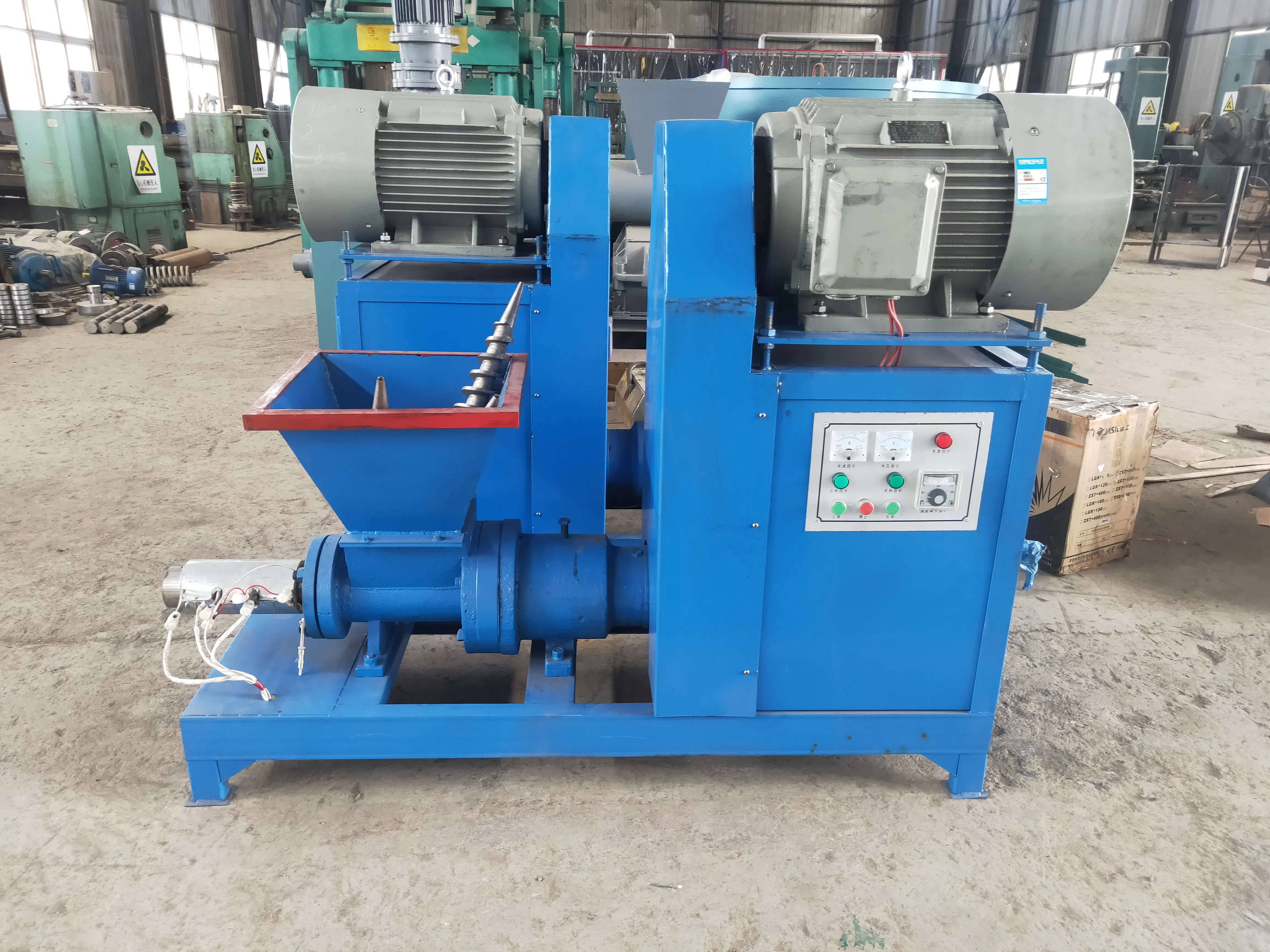 Charcoal Briquette Extruder Machine
