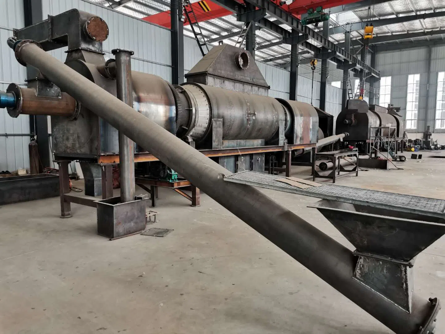 Rotary Continuous Charcoal Making Furnace