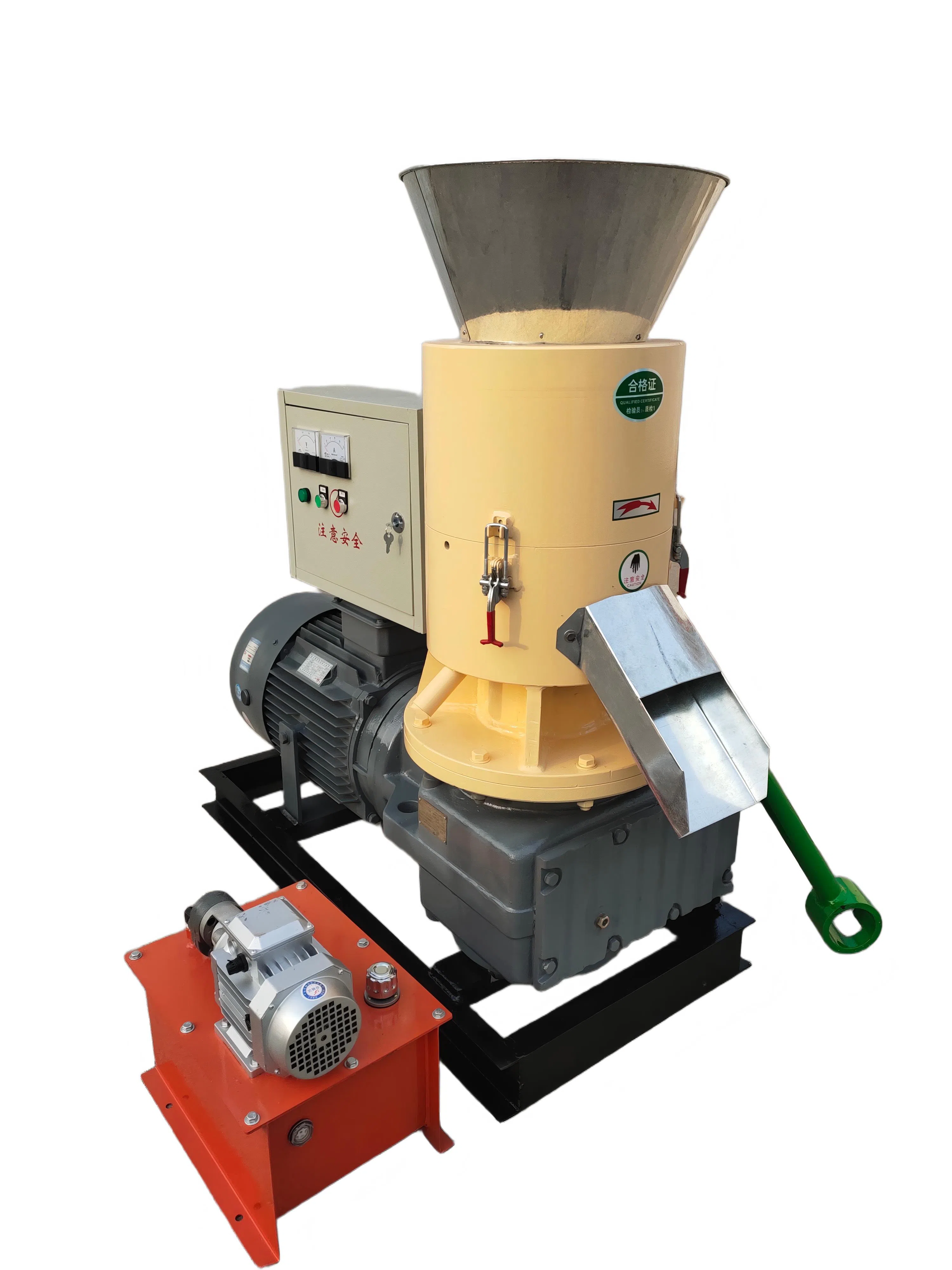 Rice Husk Flat Die Pellet Machine