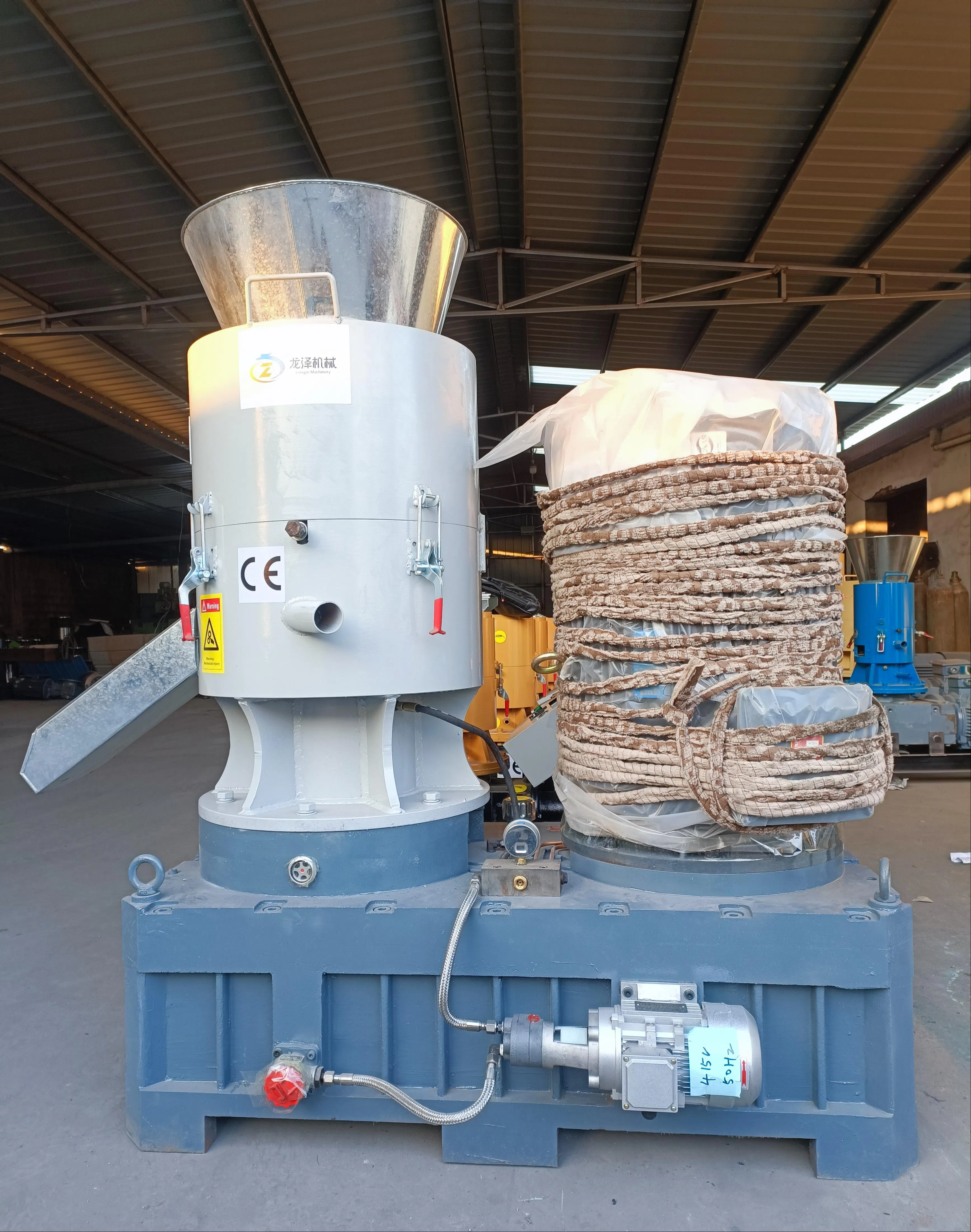 High Efficiency Flat Die Pellet Machine