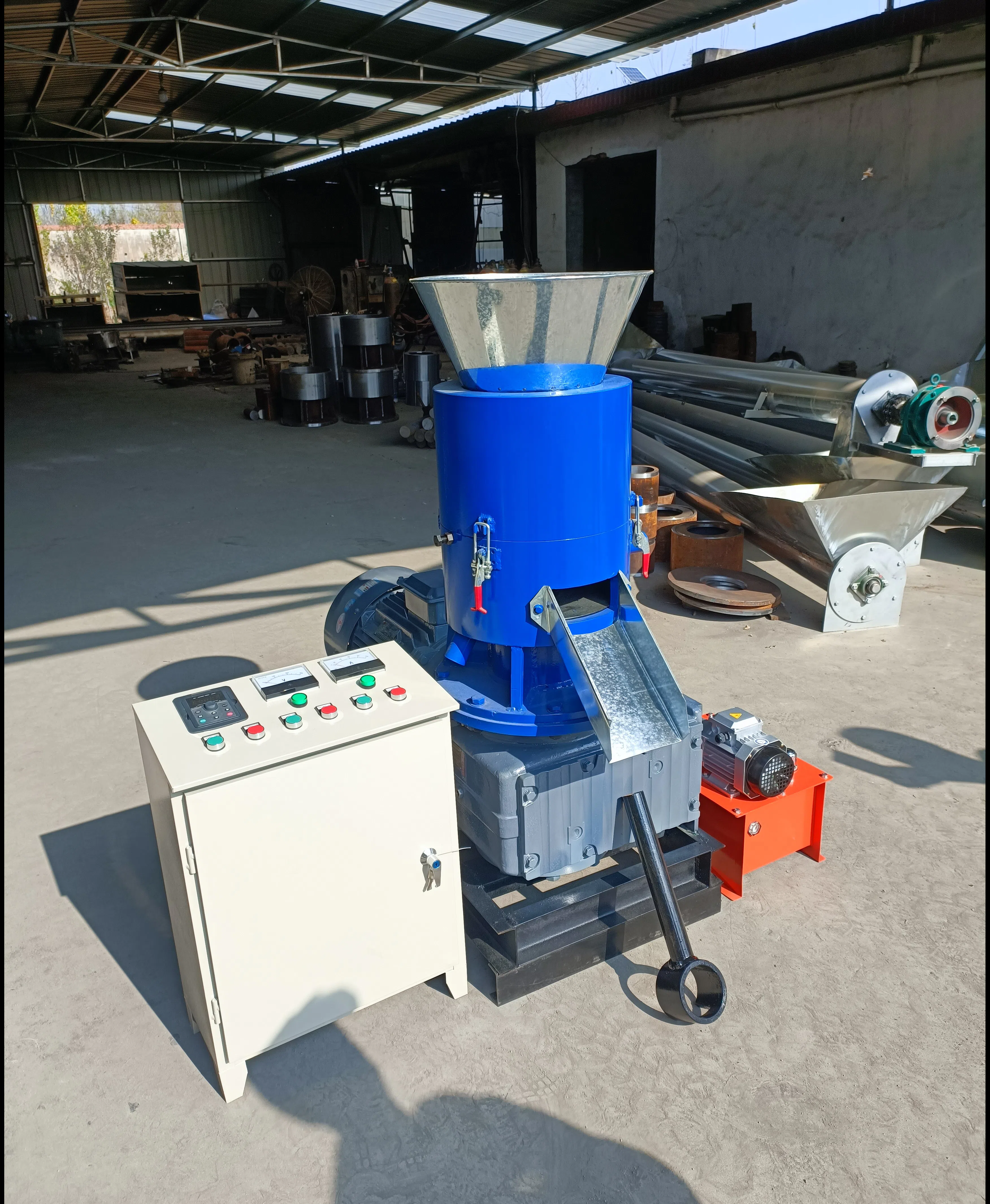 Straw Flat Die Pellet Machine