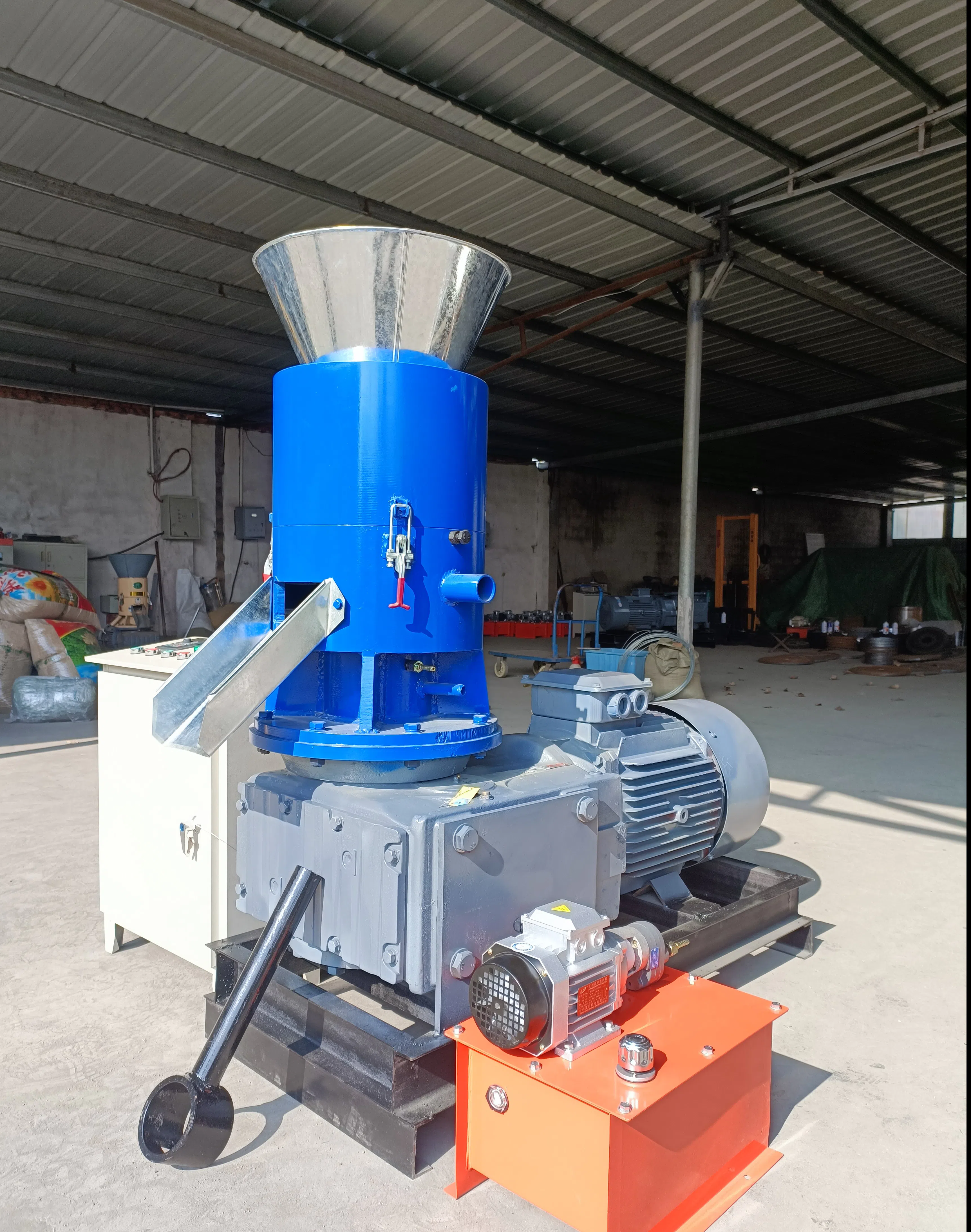 Straw Flat Die Pellet Machine