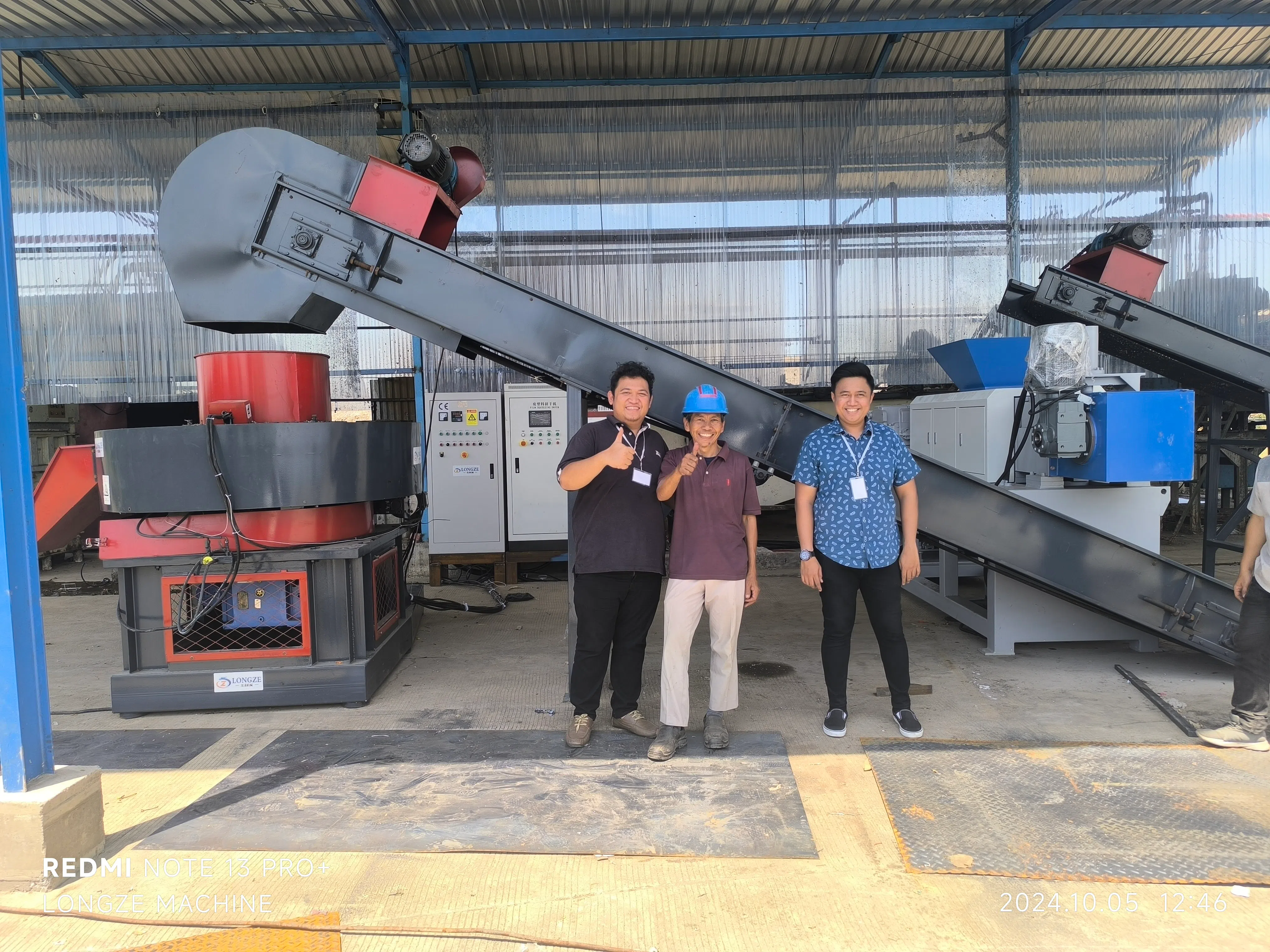 2T/H Indonesia Plastic Briquette Making Line