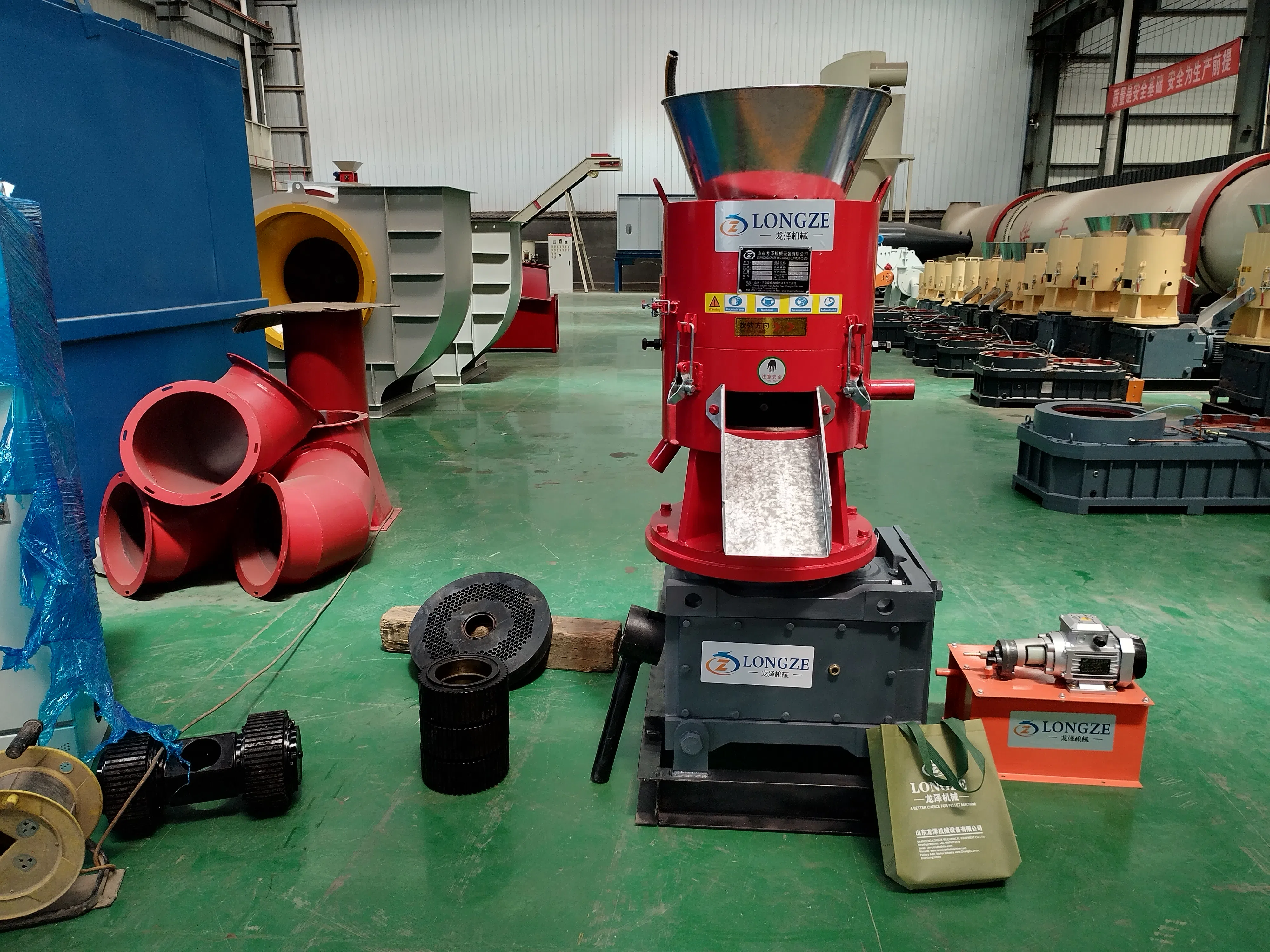 Wood Shaving Flat Die Pellet Machine