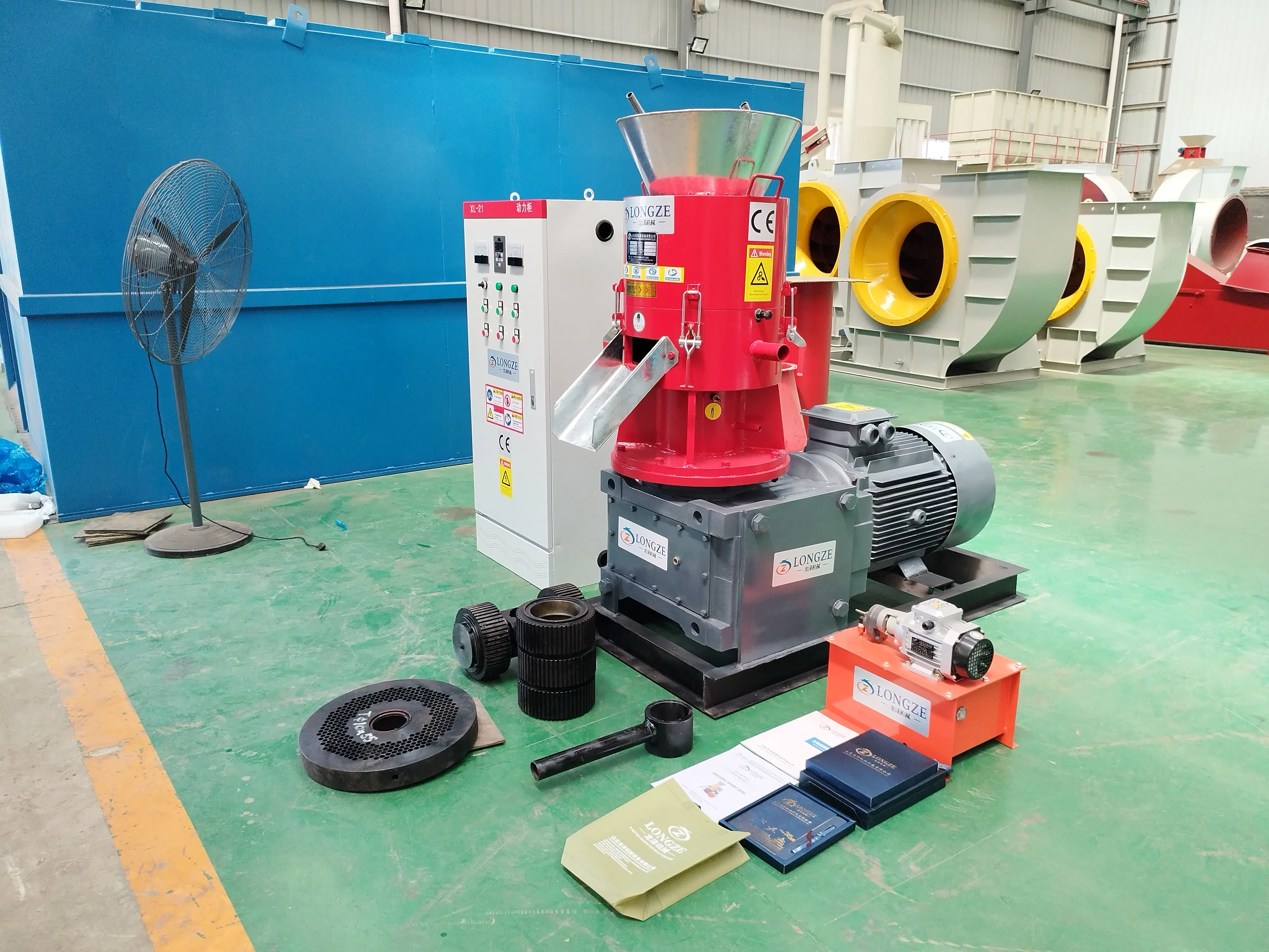 High Capacity Flat Die Pellet Machine