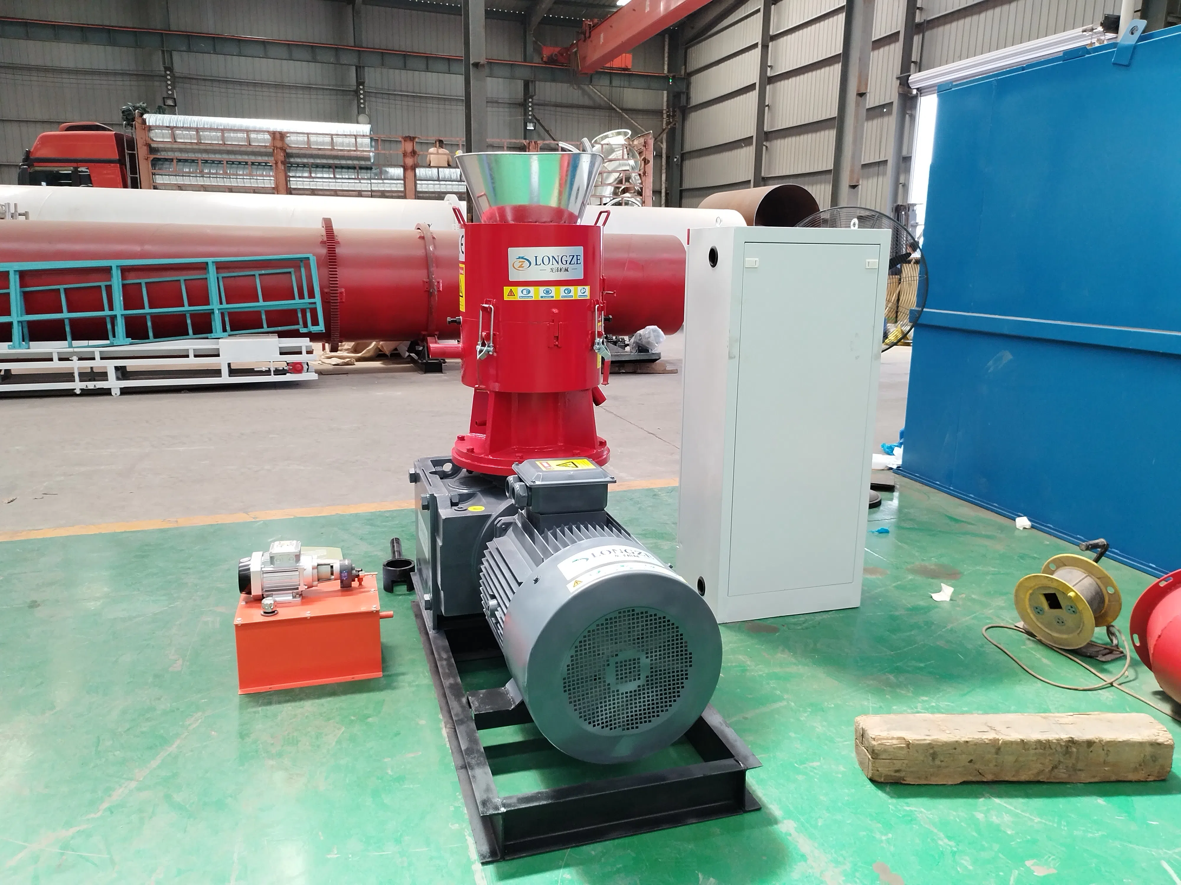 High Capacity Flat Die Pellet Machine