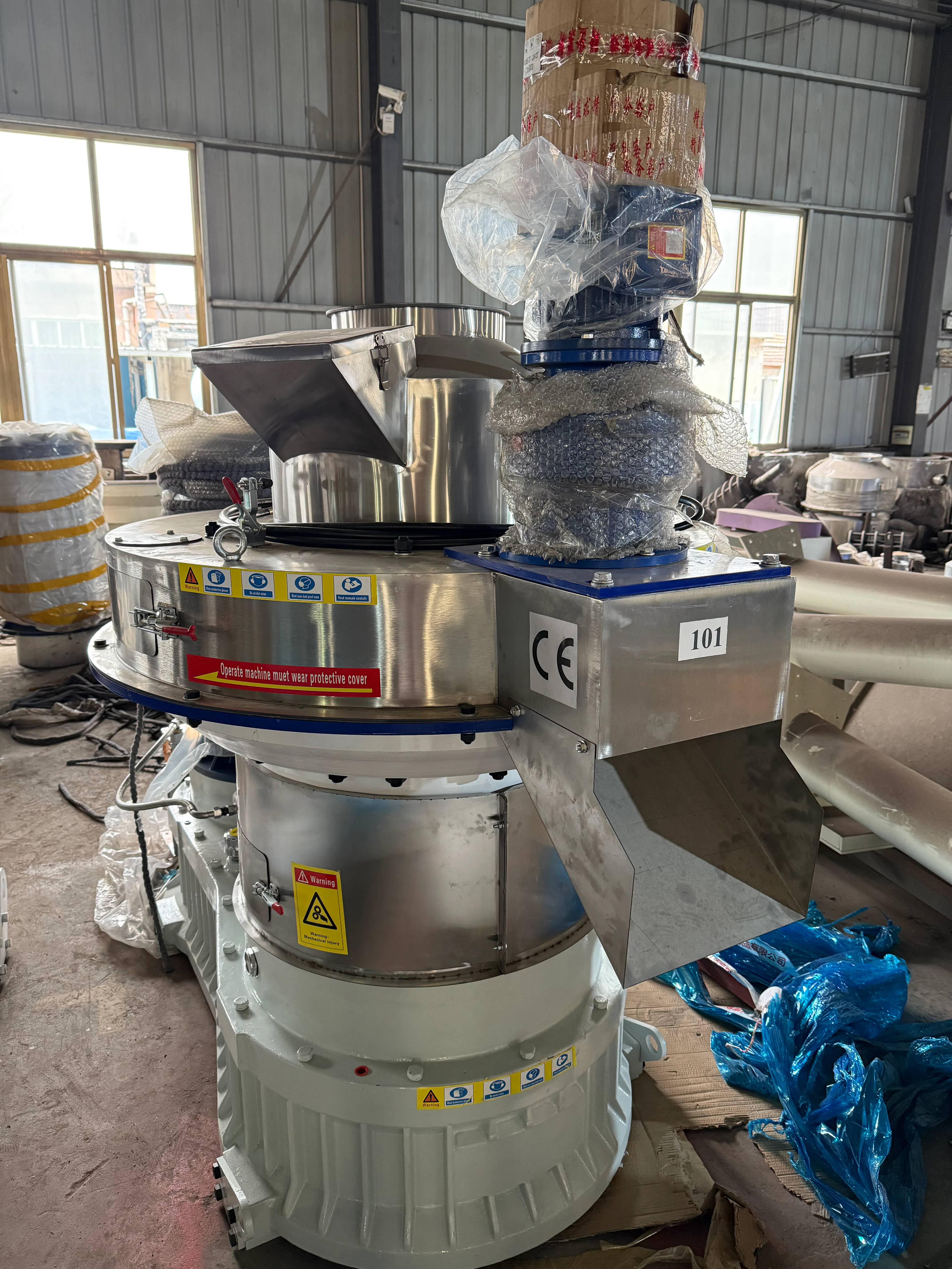 Wood Shaving Ring Die Pellet Machine