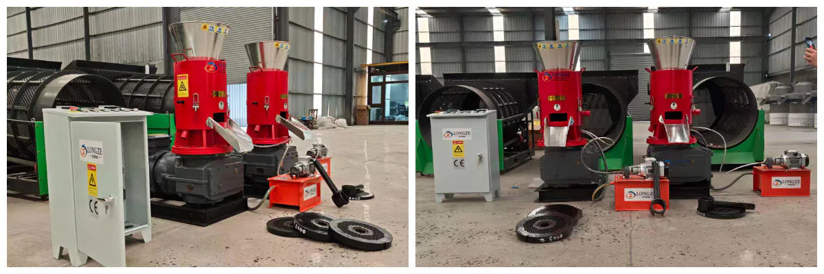 Stalk Flat Die Pellet Machine